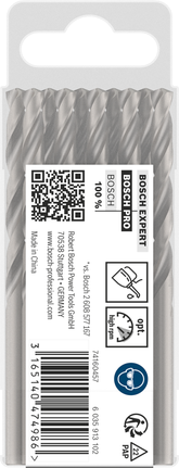 Conjunto de brocas helicoidais Bosch PRO Metal HSS-G de 5,4 mm.